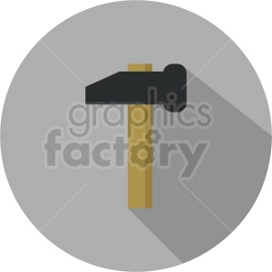 hammer vector icon graphic clipart 19