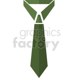 Green Necktie Vector