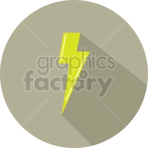 lightning vector icon graphic clipart 2