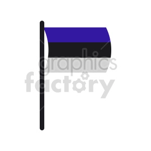 Flag of Estonia vector clipart 04