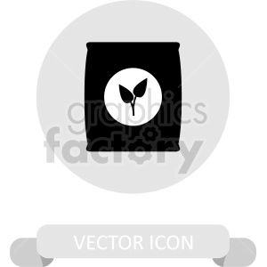 fertilizer vector clipart icon