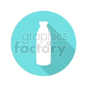 milk bottle vector icon