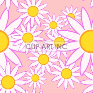 tiled daisy background