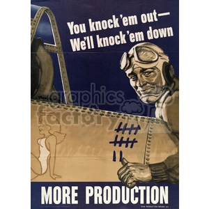 Wartime Production Motivational Poster