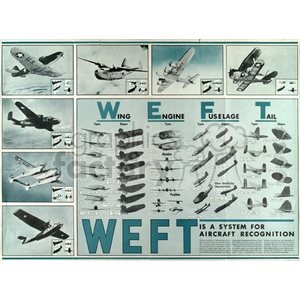 WEFT System Aircraft Recognition Poster