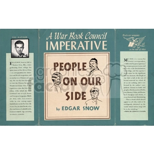 Vintage Book Cover of 'People On Our Side' by Edgar Snow