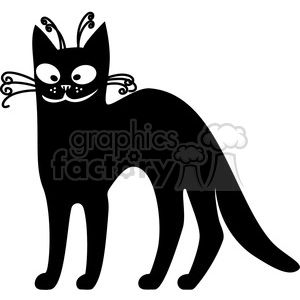 Black Cat - Stylized Feline Pet