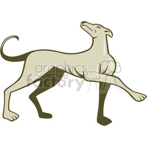 running greyhound clipart