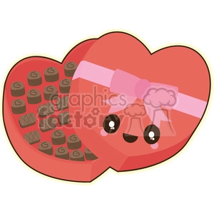 Chocolate Box vector clip art image