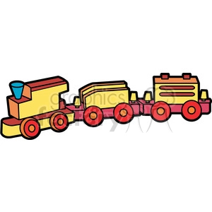 toy wooden train illustration graphic
