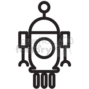 robot rover vector icon