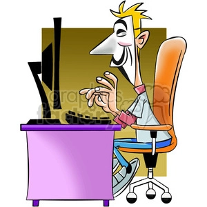 vector clipart image of anonymous computer hacker