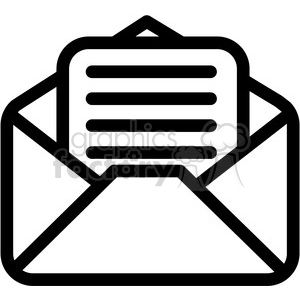 Email document vector icon
