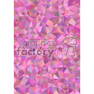 This is a colorful geometric abstract background with a pattern of pink, purple, and light pink shades forming triangle polygons.