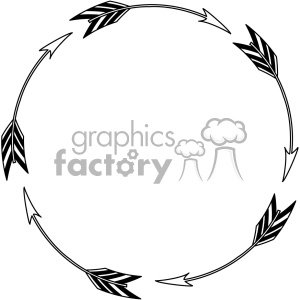 Circular Arrow Frame