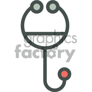 stethoscope medical vector icon