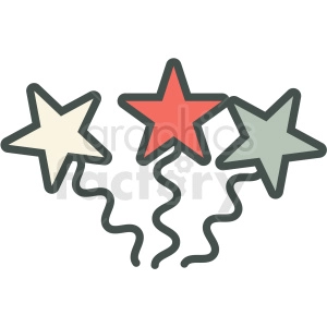 star fireworks guy fawkes day vector icon image
