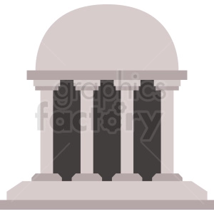 government capital building vector icon