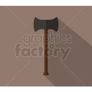 axe on brown backgorund