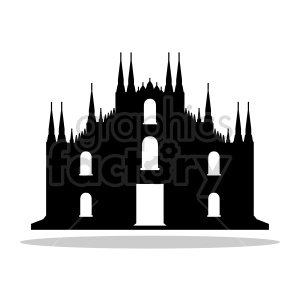 Duomo di Milano vector clipart