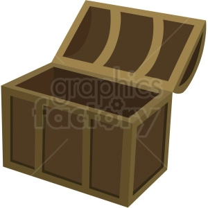 open treasure chest clipart