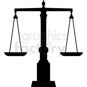scales of justice vector graphic