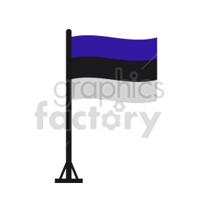 Flag of Estonia vector clipart 02