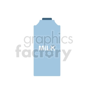 milk box vector clipart