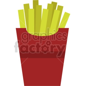 french fries vector clipart
