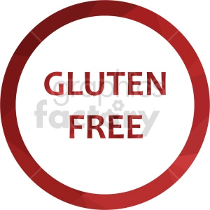 gluten free text graphic