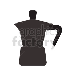 coffee pot vector clipart