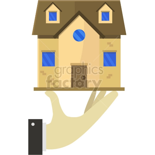 real estate flat icon vector graphic