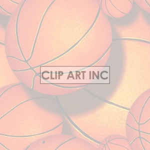 Basketball Image with Artistic Overlay