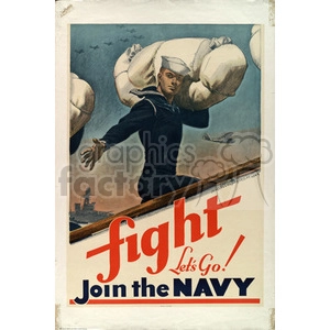 Vintage Navy Recruitment Poster
