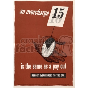 Vintage Poster on Overcharge Awareness