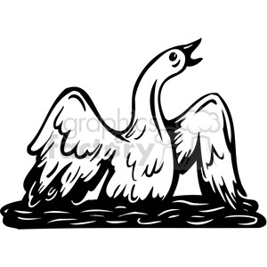 bird stuck in oil spill