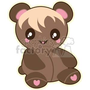Teddy Bear vector clip art image