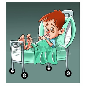 hospital bed clipart