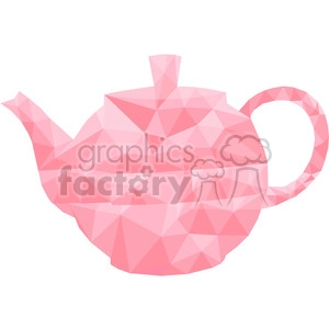 Teapot geometry geometric polygon vector graphics RF clip art images