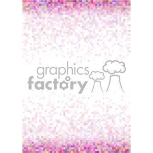 A colorful gradient clipart image with pixelated patterns in shades of pink, purple, and white, creating a mosaic-like effect.