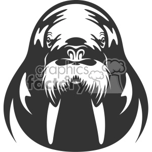 walrus vector art
