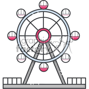 Ferris wheel clip art vector images