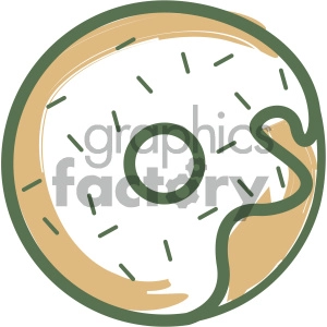 doughnut vector flat icon design