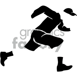 person running vector icon