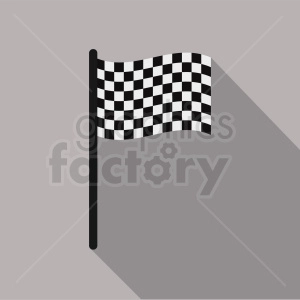checkered flag icon on square background