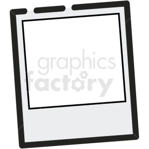 polaroid photo vector icon