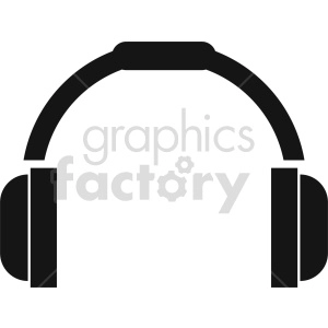 headphones vector icon graphic clipart 10