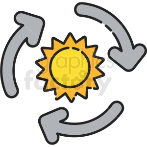 climate change vector icon