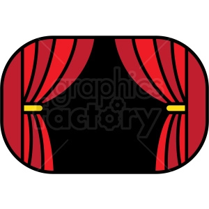 clip art someone on stage