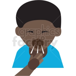 smoking coughing clipart